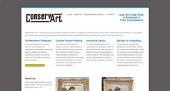 Desktop Screenshot of conservart.com