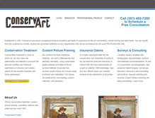 Tablet Screenshot of conservart.com